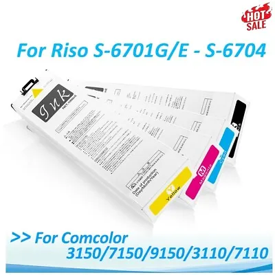 Ink Cartridge For Comcolor 3150 7150 9150 For Riso S-6701G S-6701E With Chip • $90.20
