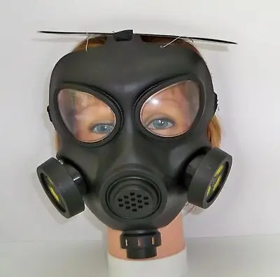 Steampunk Black Chemical Biohazard Gas Mask Face Mask Costume Mr131042 • $9.99