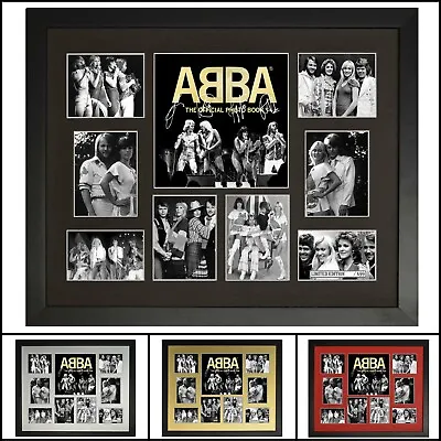 ABBA Signed Framed Memorabilia Limited Edition  • $120