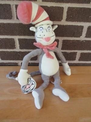 $12.95 • Buy Dr. Suess  Cat In The Hat Plush Stuffed 16  Tall #GB307 Natural Fibers Friendly
