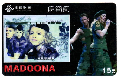 £1.75 • Buy China: Phone Card - Madonna Louise - Sexy Girl - US Singer/605