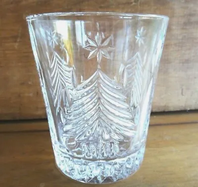 Mikasa Crystal Christmas Tree 8 Oz. Old Fashion / Bar Ware Glass Germany • $16.50