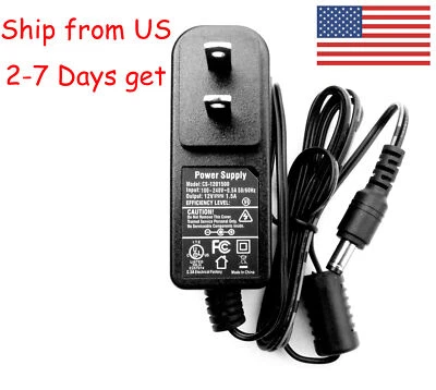 $9.99 • Buy DC Adapter 12V 1.5A Power Supply CS-1201500