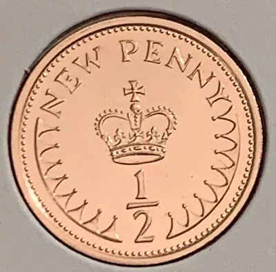 1972 Proof 1/2p Coin Half Pence Bunc Unc Bu Unreleased Set Only Rare Year UK GB • £13.95