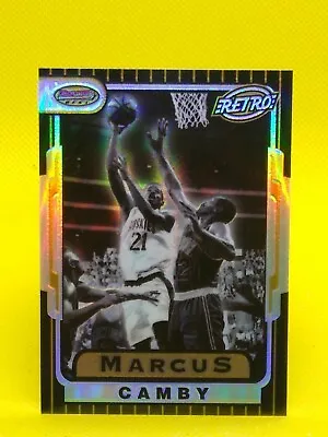Marcus Camby 1997-98 Bowman's Best RETRO REFRACTOR #TB19 Toronto Raptors UMass • $6