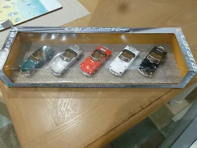 Cararama 5 Car Set - MGB Roadsters Various Colours 1:43 Scale BOXED • £4.99