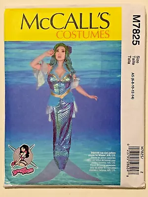 McCalls M7825 Yaya Han Cosplay Mermaid Costume Sew Pattern Uncut Adult Size 6-14 • $9.99