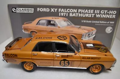 1:18 Ford Falcon XY GTHO Phase 3 1971 Bathurst Winner 50th Anniversary Gold • $56