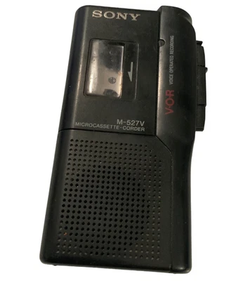 £27.99 • Buy Sony M-527V Micro Cassette Voice Recorder Dictaphone Vintage 1995 Ghost Hunt (N