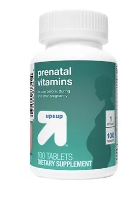 Prenatal Vitamin Dietary Supplement Tablets - Up & Up 11/2024 New • $4.98