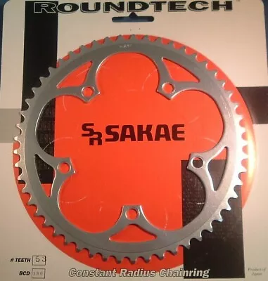 SR Japan 211 Roundtech 53T Chainring- Vintage NEW/NOS 130BCD- 5/6/7/8/9-Spd-NIB  • $49.99