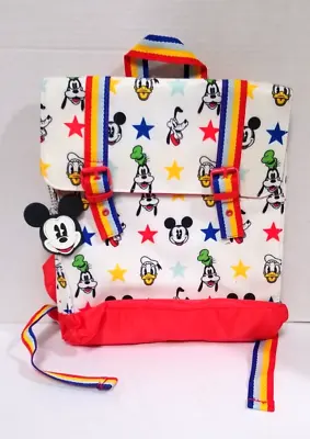 Disney Small Mickey Mouse And Friends Backpack W/ Mickey Mouse Keychain • $26.50