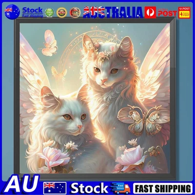 $9.51 • Buy 5D DIY Full Round Drill Diamond Painting Cat Kit Art Home Decoration (sz3807)