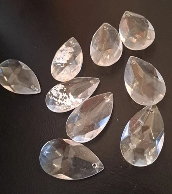 £0.99 • Buy Vintage Glass Tear Drop Large Beads