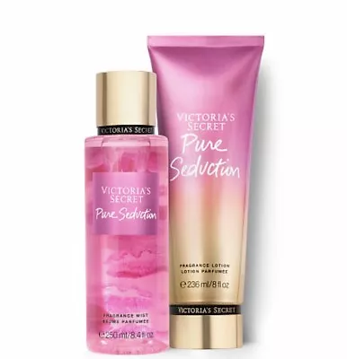 2 Pc Victoria’s Secret Pure Seduction Fragrance Mist & Lotion 8.4 Fl Oz. New • $29.99