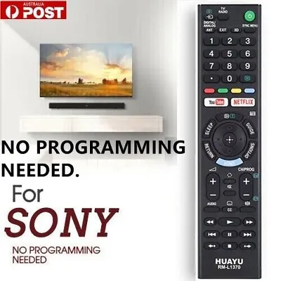 $5.99 • Buy GENUINE SONY REMOTE CONTROL For ALL SONY TV NETFLIX Bravia 4k Ultra HD Smart