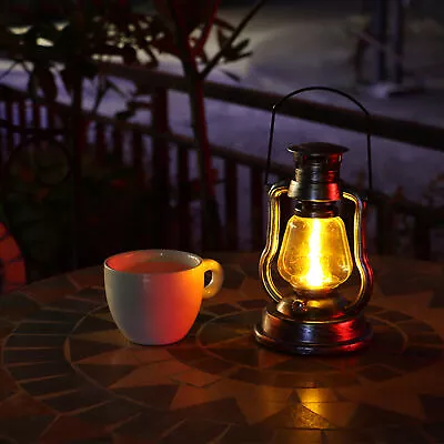 Kerosene Lamp High Brightness Rechargeable LED Camping Lantern Night Light Ao • $13.27