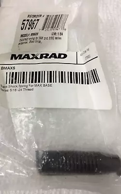 MAXRAD Black Shock Spring For Max Base New In Package BMAXS New In Package • $18