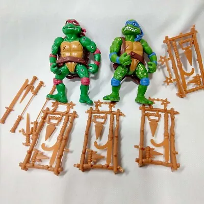 Teenage MUTANT NINJA Turtles Movie Star Leonardo Raphael Loose Weapons TMNT 1992 • $20