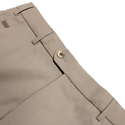 Meyer NWT Chinos / Casual Pants Size 94 Tall 32 US Bonn In Beige Wool Blend • $202.49