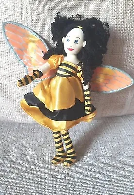 THE PUPPET CO Plush Doll  FAIRY BEE Soft Toy 8 . Rag Doll GU • £8.55