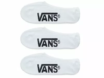 Vans Socks No Show 3pk White US 7-9 • $24.99