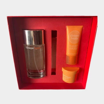 £26.55 • Buy Clinique Wear It And Be Happy Spray Gelato Cream Set *Missing Perfume Rollerball