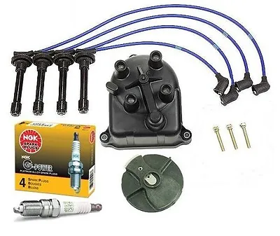 $88.35 • Buy For ACURA INTEGRA B18B1 NGK BLUE TUNE-UP KIT CAP ROTOR SPARK PLUGS WIRE SET KIT