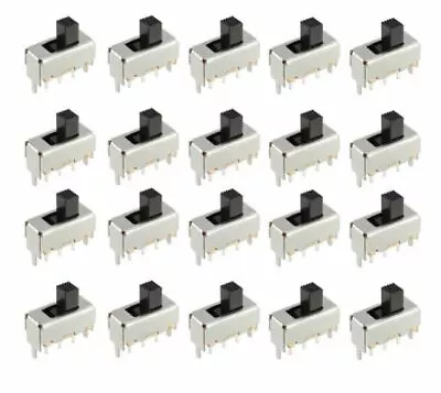 50 PCS OR 100PCS 3 Terminals PCB MT 2 Position SPDT 1P2T Mini Slide Switch US/SH • $10.99