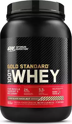 Optimum Nutrition Gold Standard 100% Whey Protein Powder Chocolate Hazelnut 2 • $131.78