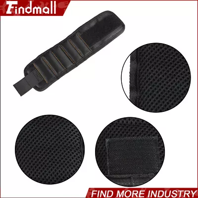 Findmall Magnetic Wristband Tool For Holding Screws Nails Adjustable Wristband • $10.45