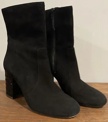 Michael Kors Black Suede Boots • $44