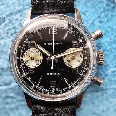 Vintage Rare Breitling Chronograph Men's Watch Ref 9121 • $1990.83