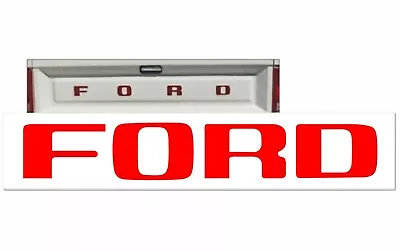 Vintage Ford Truck Tailgate Vinyl Decal Sticker Vehicle Truck Red • $11.88