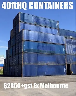 40ft HQ Shipping Container  • $3150