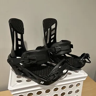 K2 Men’s Indy Black Snowboard Bindings New Size M #K113 • $142.97