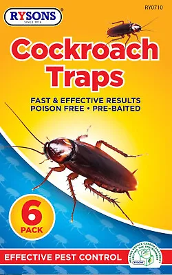 12 X Cockroach Fly Insect Food Clothes Moth Traps Sticky Pad Catcher Killer • £4.95