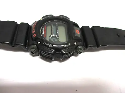 Mens Vintage Casio G-Shock 1659 Black Alarm Chrono Digital Watch DW-9052 • $19.99