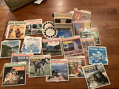 Vintage GAF View-Master Red White And Blue With 13 Packs Of Reels 51 Total! • $24.99