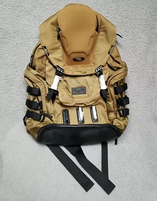 OAKLEY KITCHEN SINK BACKPACK 34L Brown/Tan Tactical Gear Bag Hiking Rucksack • $200