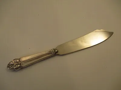 Vintage Sterling Handle Stainless Cheese Cutter Curved Serving Knife 10  WOX1 • $29.99