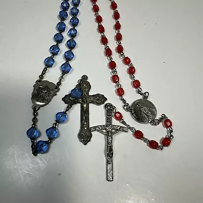 Vintage Beaded Rosaries - Lot Of 2  • $12