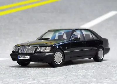 1/18 Scale Mercedes-Benz S600 W140 1990 Black Diecast Car Model Toy Gift NIB NEW • $80