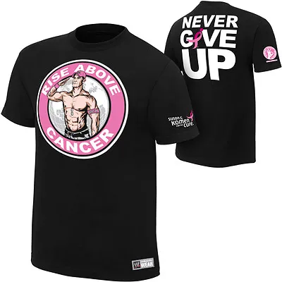 £14.99 • Buy Wwe John Cena Rise Above Cancer T-shirt Youth Kids Official Authentic New