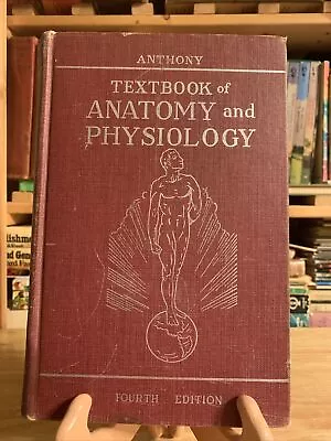 VTG Textbook Of Anatomy And Physiology By Catherine Parker Anthony 4 Ed HC 1955 • $15.29
