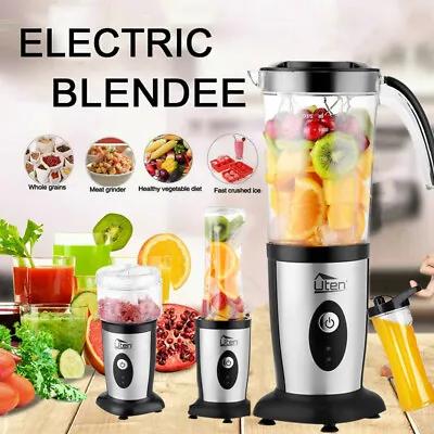 £31.99 • Buy 7 In1 Blender Food Processors Smoothie Maker Fruit Juicer Coffee Grinder 1.25L