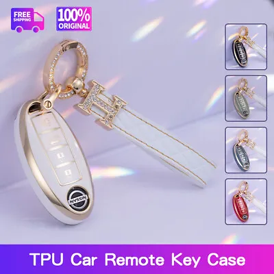 Protect Key Fob Case Cover Chian For 4-Buttons Remote For Infiniti Nissan Shell • $10.99