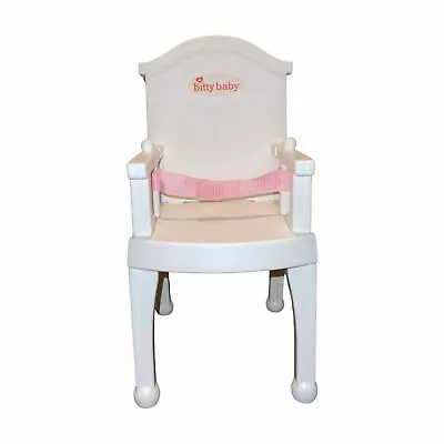 $56.24 • Buy American Girl Bitty Baby White High Chair With Strap Retired