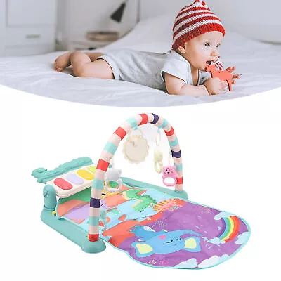 Baby Kick Piano Soft 5 Pendant Toys Portable Musical Infant Play Gym Mat Lve • £36.13