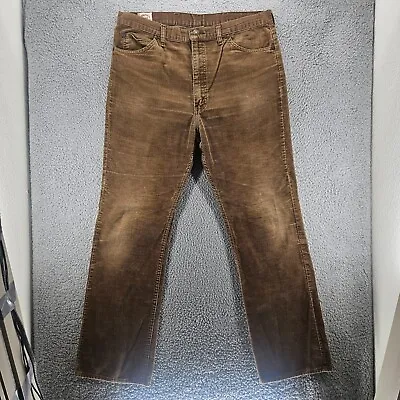 Vintage Cowden Mens 36x31 Brown Corduroy Cowboy Pants Western 70s Made In USA • $34.99